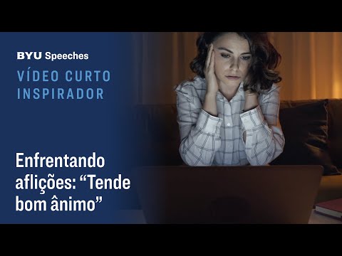 “No mundo tereis aflição, mas tende bom ânimo, eu venci o mundo”