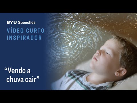 “Vendo a chuva cair”