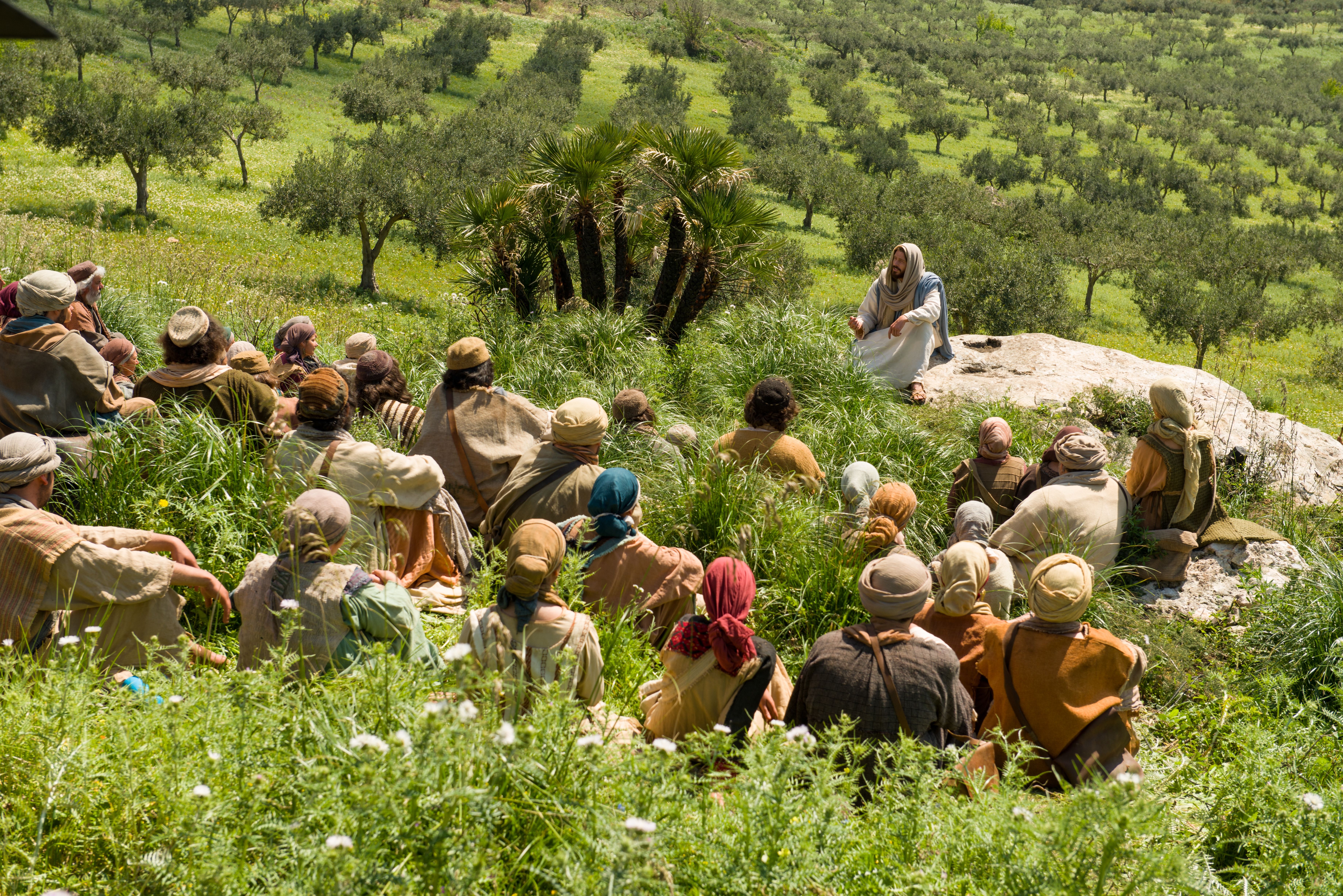 Jesus gives his sermon on the last days.