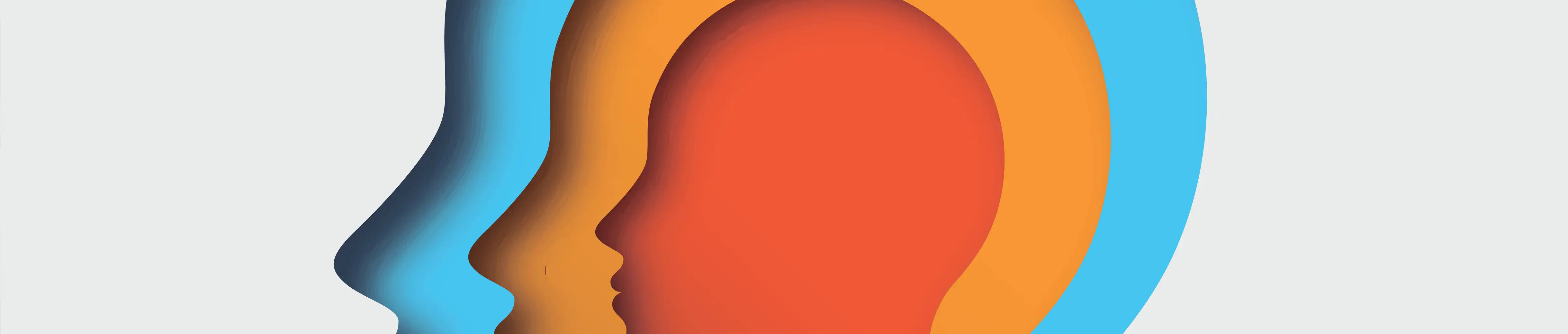 silhouette of the side-profile of a person's head with the words "new mental health topic" on it