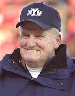 LaVell Edwards, former BYU football coach.